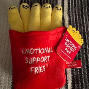 New Emotional Support Fries Plush Toy